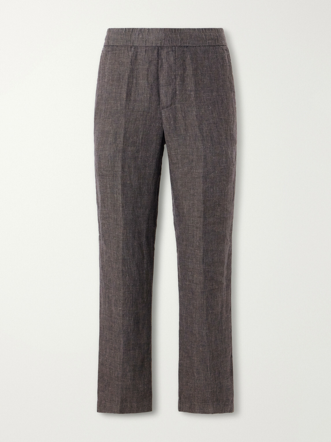 James Perse - Straight-Leg Linen Suit Trousers - Brown