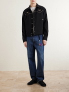 Needles - Straight-Leg Logo-Embroidered Jeans - Blue
