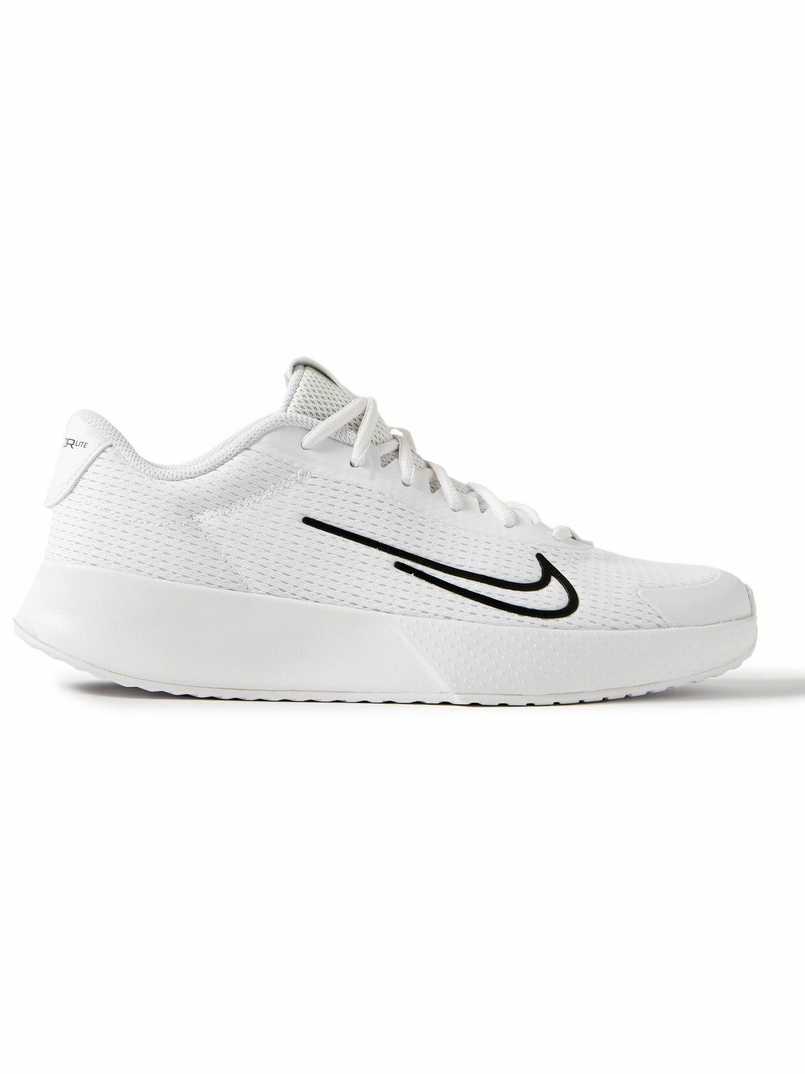Photo: Nike Tennis - NikeCourt Vapor Lite 2 Rubber-Trimmed Mesh Sneakers - White