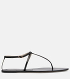 Christen Mono Strap leather thong sandals