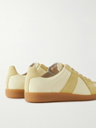Maison Margiela - Replica Leather and Suede Sneakers - Yellow