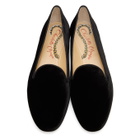 Charlotte Olympia Black Velvet Nocturnal Loafers