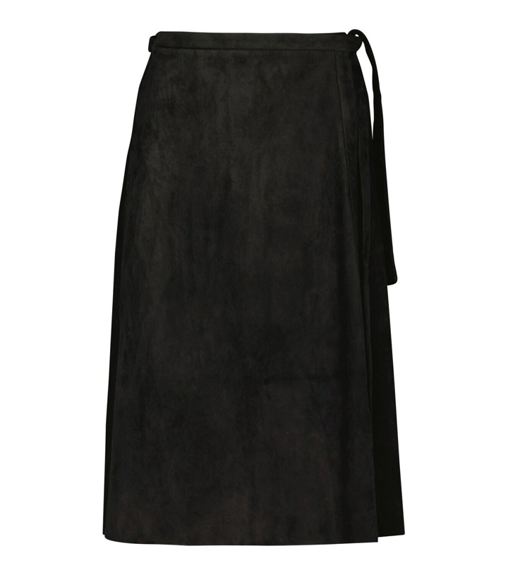 Photo: Stouls Mindy high-rise suede midi skirt