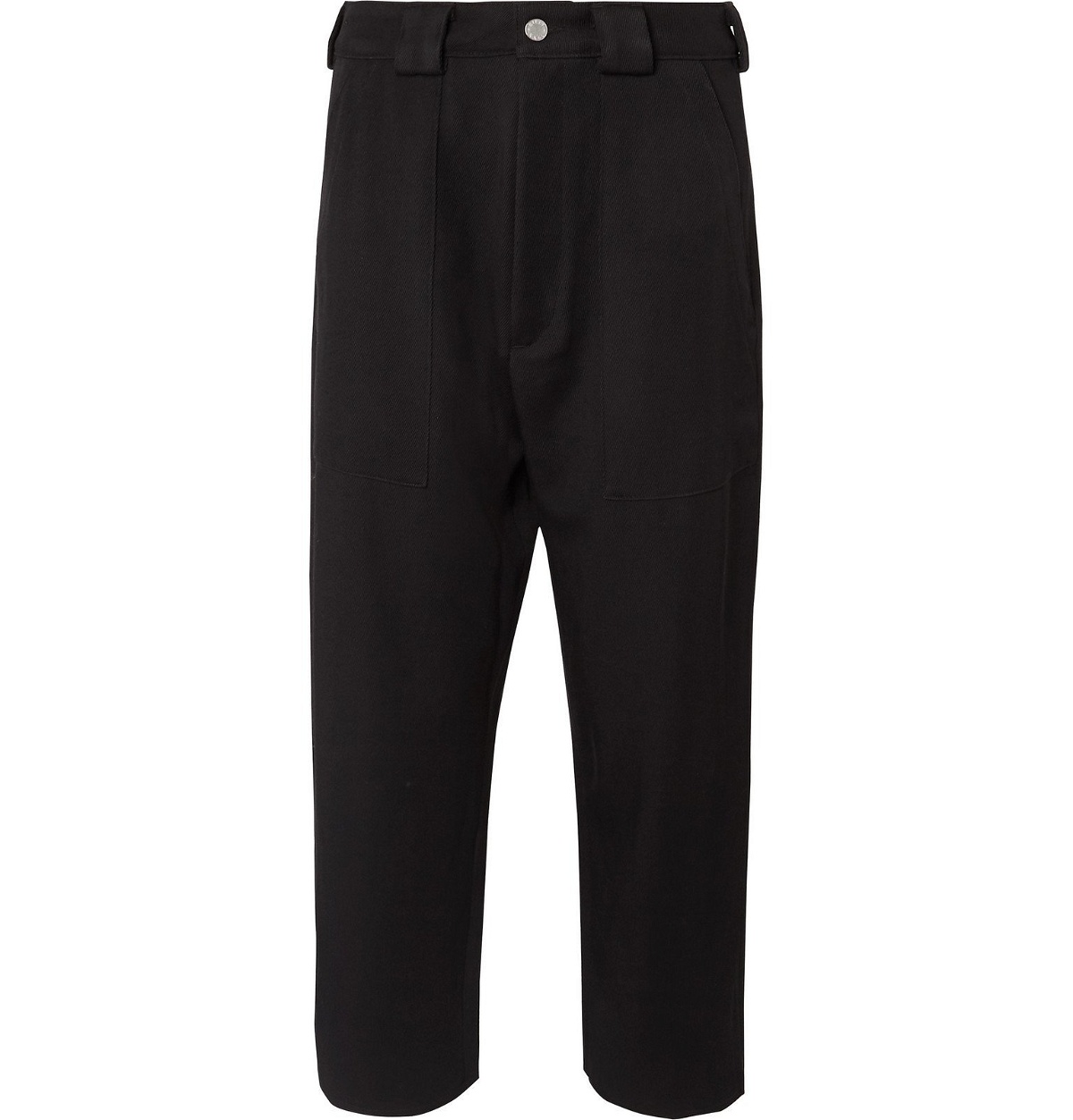 BILLY - Black Tapered Wool-Twill Suit Trousers - Black Billy
