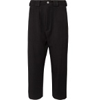 BILLY - Black Tapered Wool-Twill Suit Trousers - Black