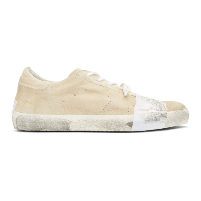 Photo: Golden Goose Beige Scotch Superstar Sneakers