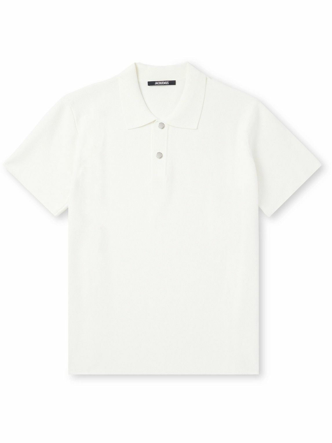 Jacquemus - Belo Cable-Knit Polo Shirt - Green Jacquemus