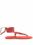 A.EMERY The Elliot Red Suede Sandals