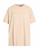 Balmain Mens T-shirt in Beige