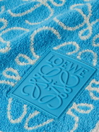 Loewe - Paula's Ibiza Anagram Logo-Appliquéd Cotton-Terry Jacquard Towel