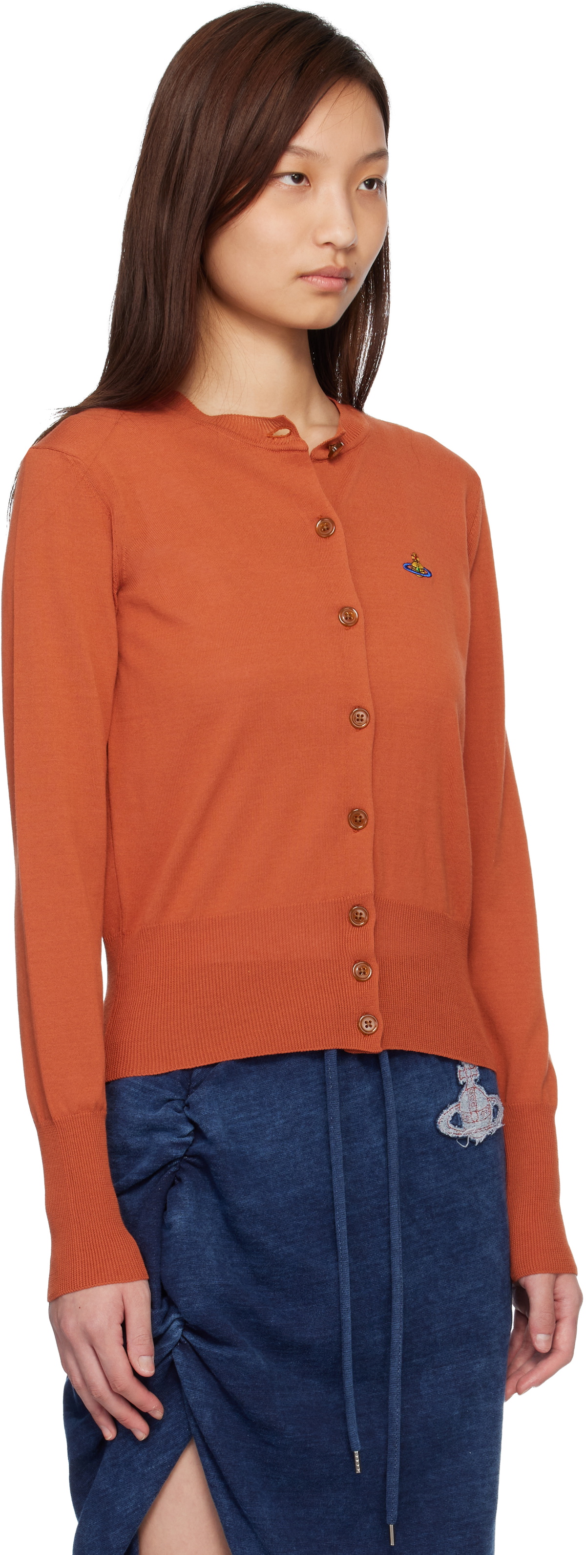 Vivienne Westwood Orange Bea Cardigan