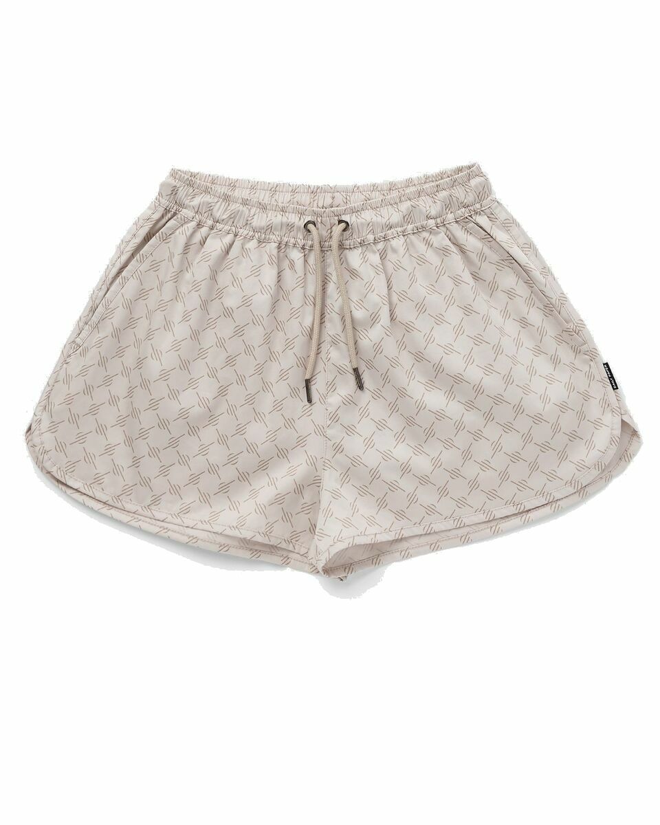 Photo: Daily Paper Reportia Shorts Beige - Womens - Sport & Team Shorts