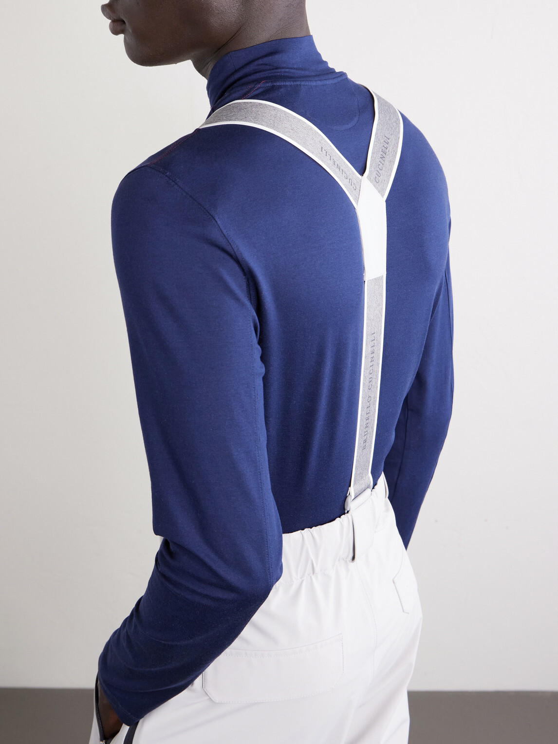Brunello Cucinelli - Straight-Leg Panelled Shell Ski Pants - Blue