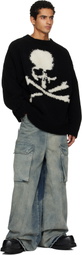 mastermind JAPAN Black Cashmere Sweater