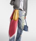 Acne Studios Floral silk satin scarf
