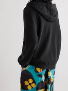 Loewe - Paula's Ibiza Logo-Appliquéd Cotton-Jersey Zip-Up Hoodie - Black