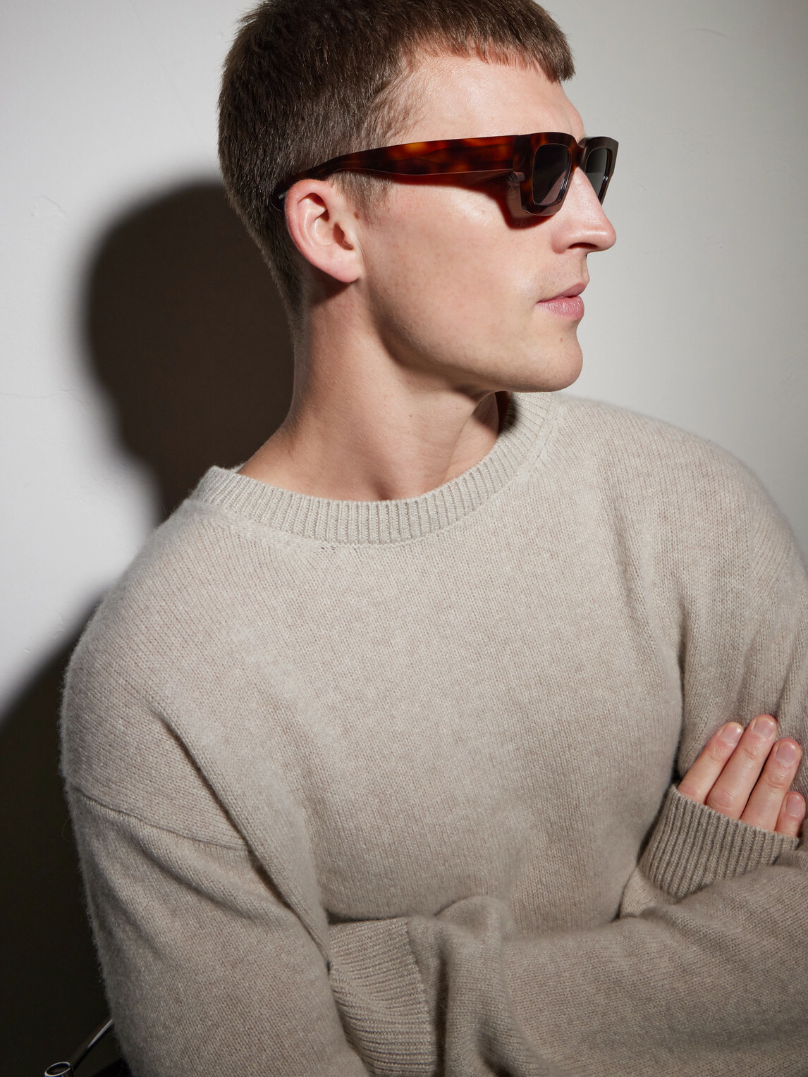 Oliver Peoples - Jil Sander Edition 6 Square-Frame Tortoiseshell Acetate Sunglasses