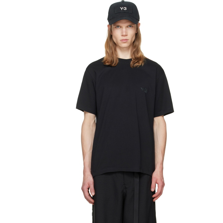 Photo: Y-3 Black 3-Stripes T-shirt
