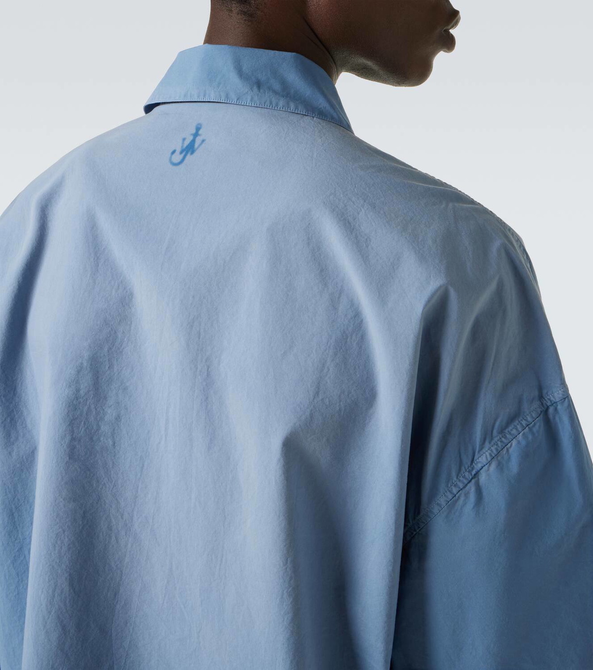 JW Anderson Logo embroidered oversized polo shirt