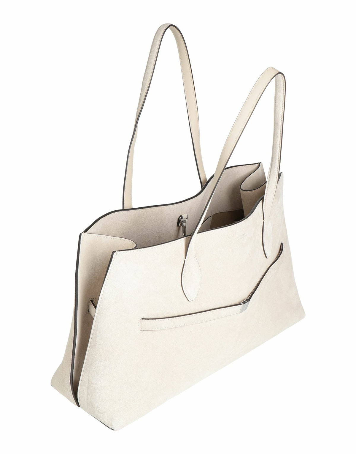 Toteme Womens Shoulder bag in Light grey