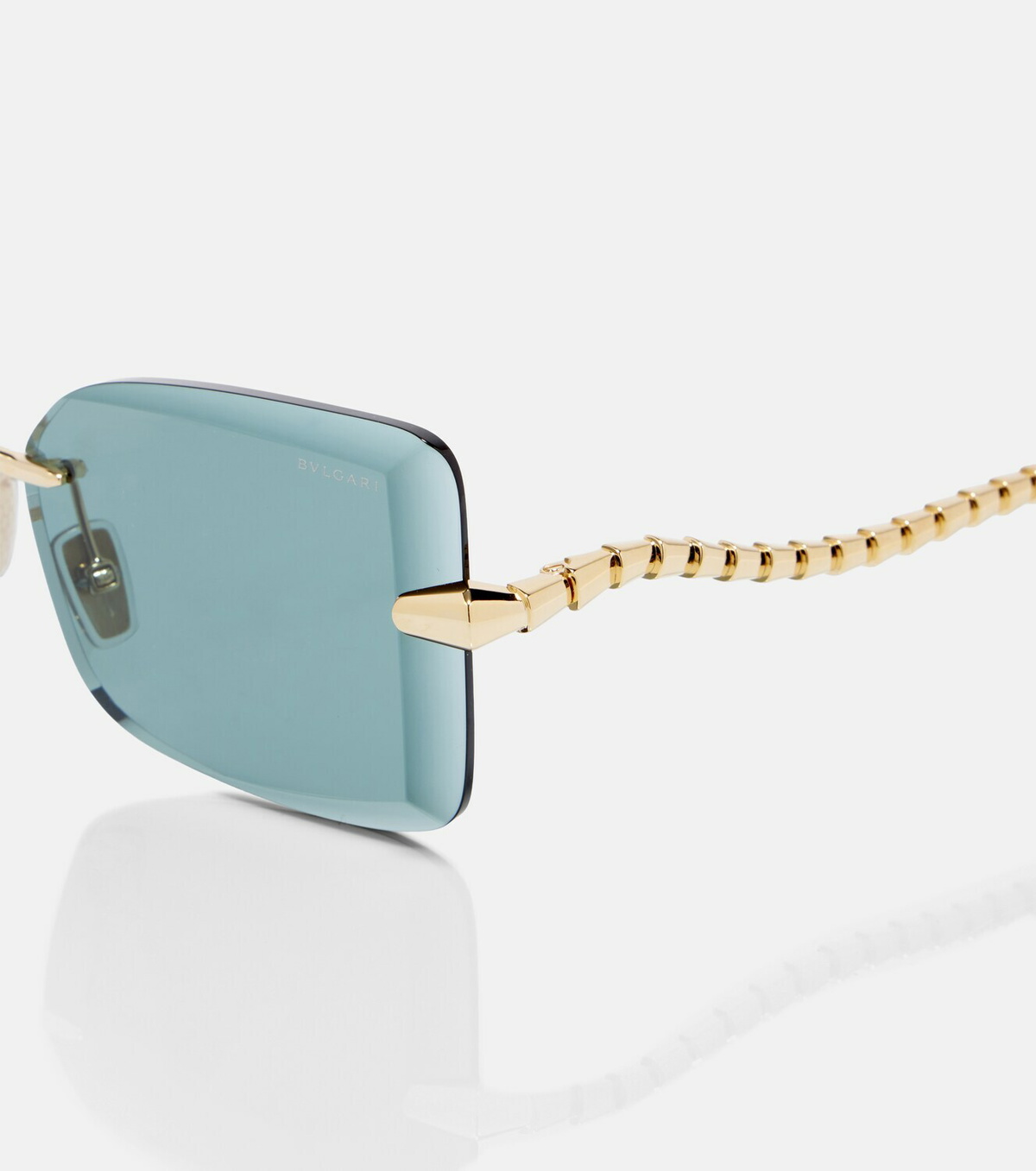 Bvlgari Serpenti Viper rectangular sunglasses