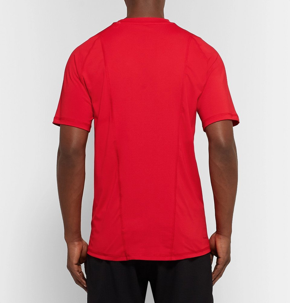 Adidas Sport - Techfit Climalite T-Shirt - Red adidas