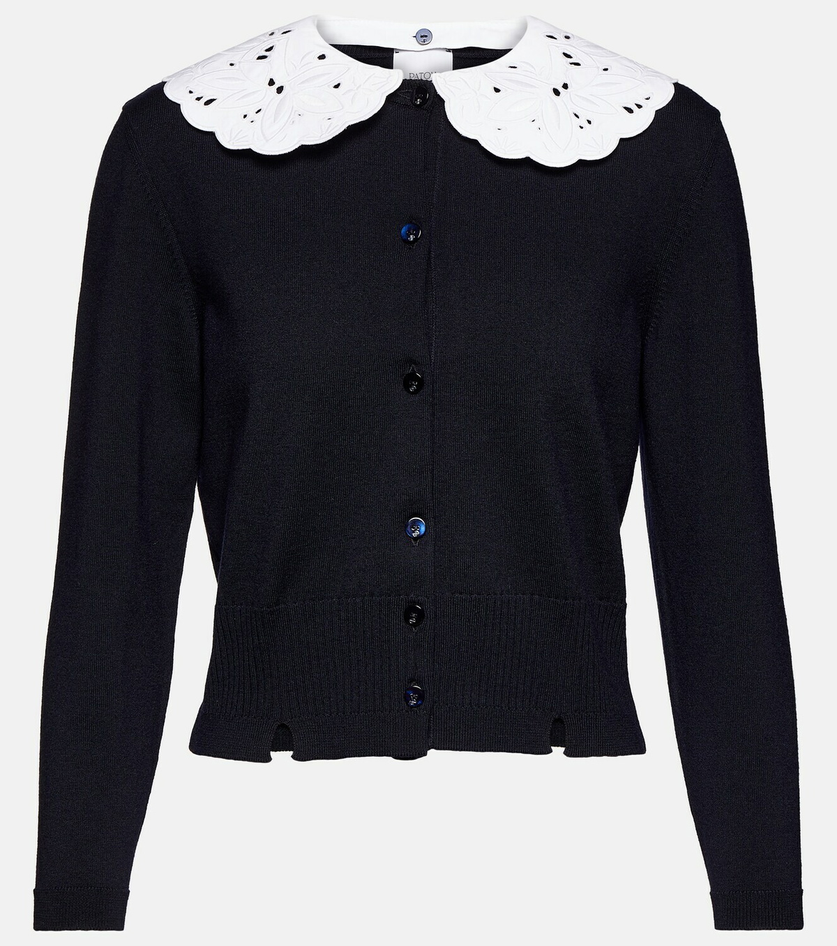 Patou Convertible wool-blend cardigan