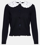 Patou Convertible wool-blend cardigan