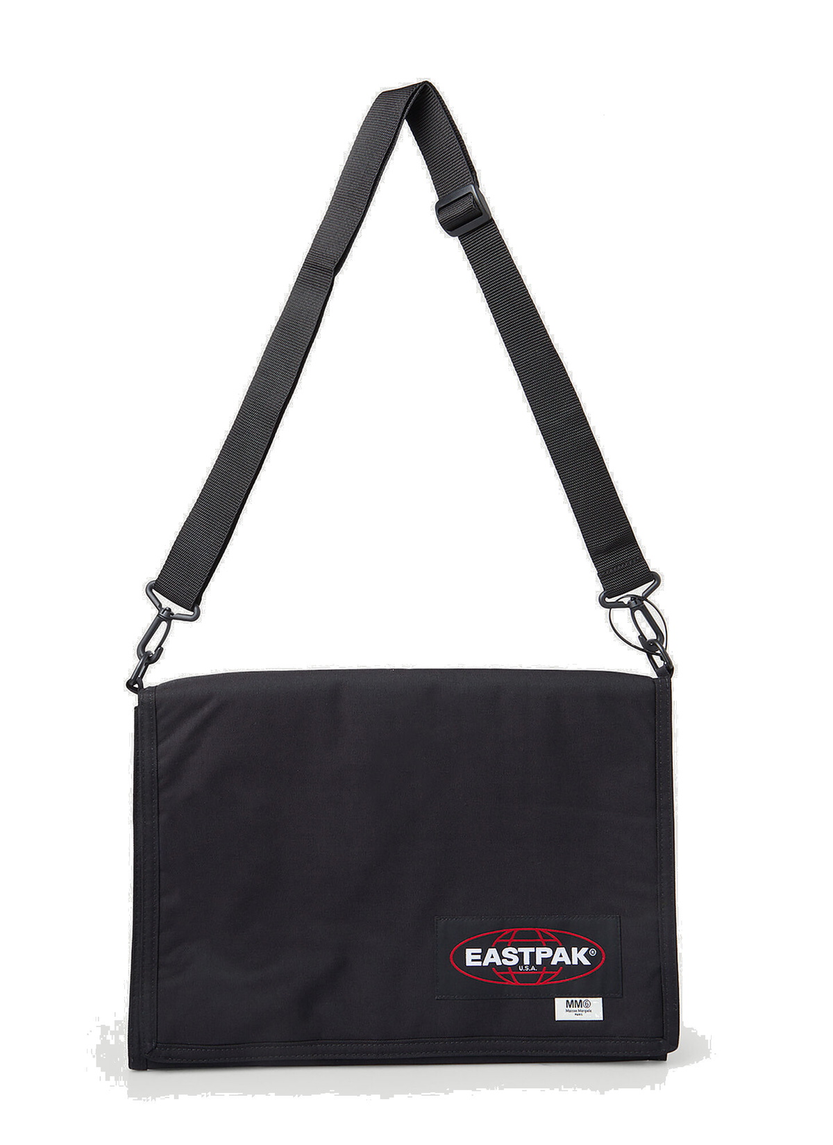 x Eastpak Crew XL Shoulder Bag in Black MM6 Maison Margiela