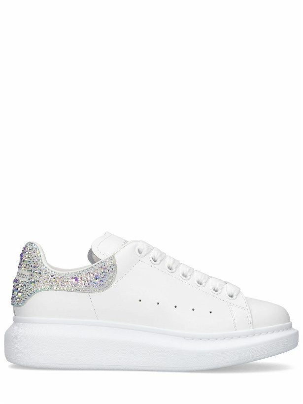 Photo: ALEXANDER MCQUEEN 45mm Embellished Leather Sneakers