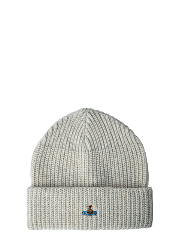 Photo: Vivienne Westwood Logo Motif Beanie Hat
