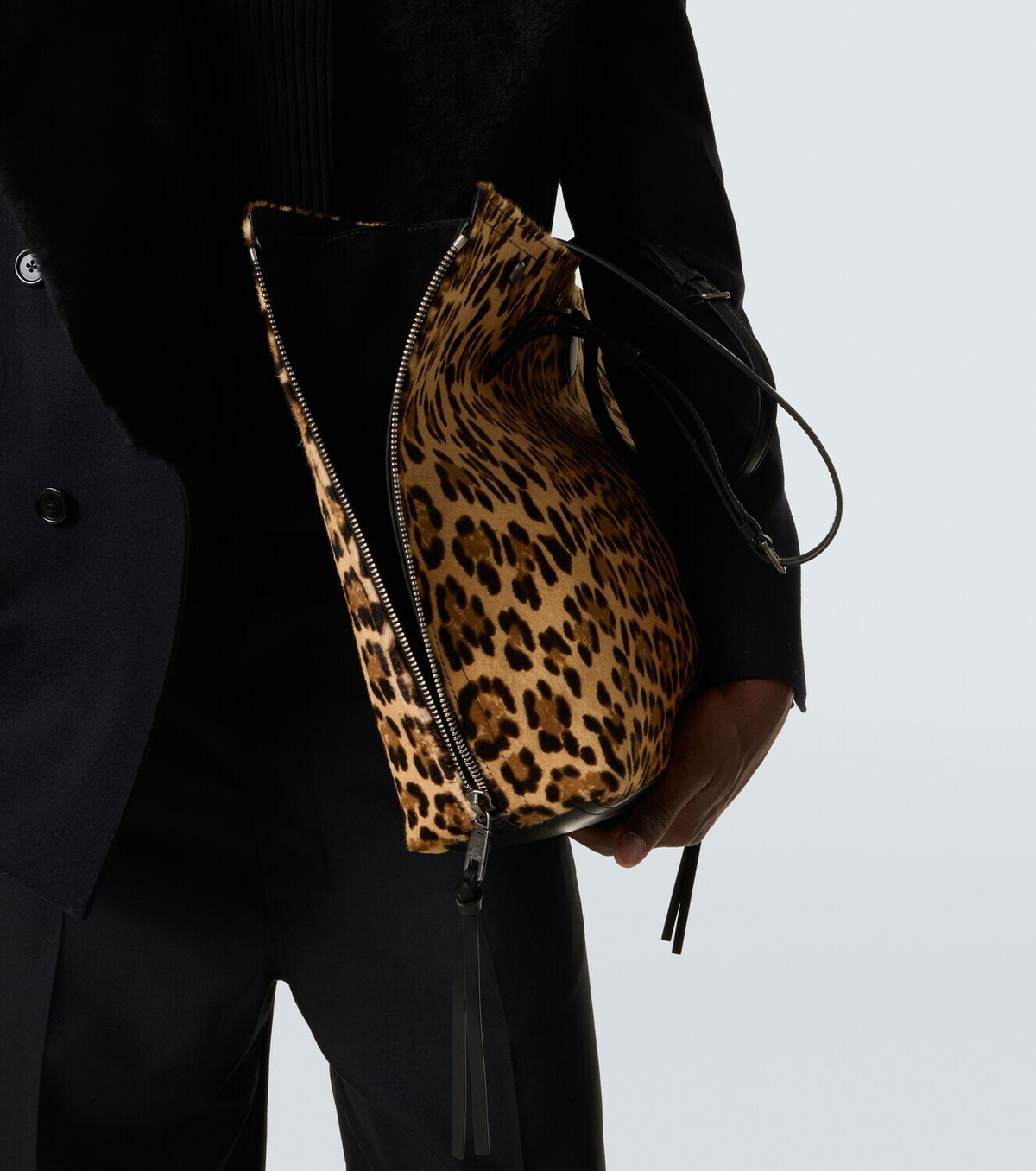 Dolce&Gabbana Atene leopard-print calf hair tote bag