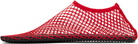 Christopher Esber Red Mesh Water Flats