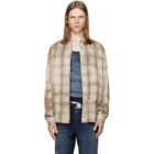 Diesel Brown & Beige S-Simply-Jmcm Shirt