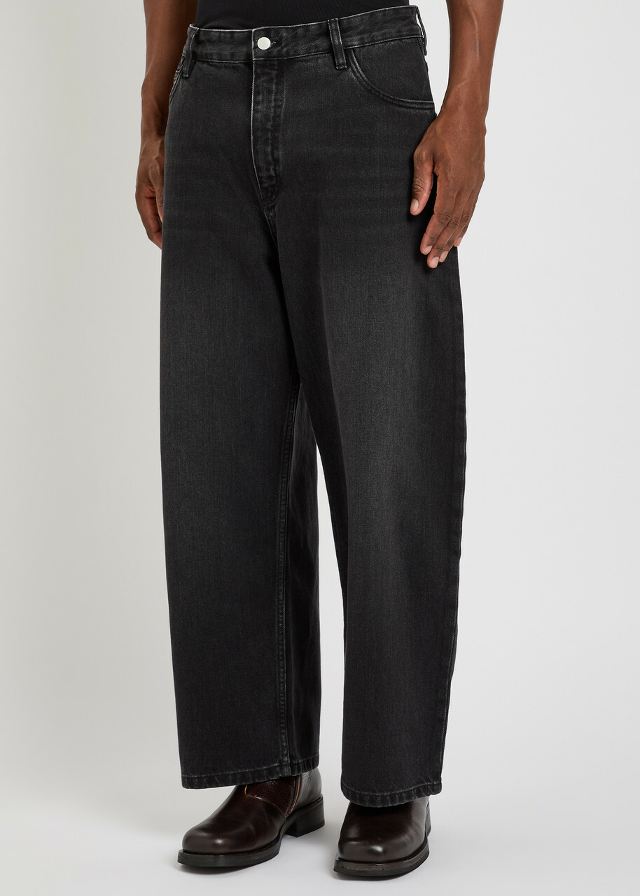 Studio Nicholson Paolo Wide Balloon-leg Jeans Black