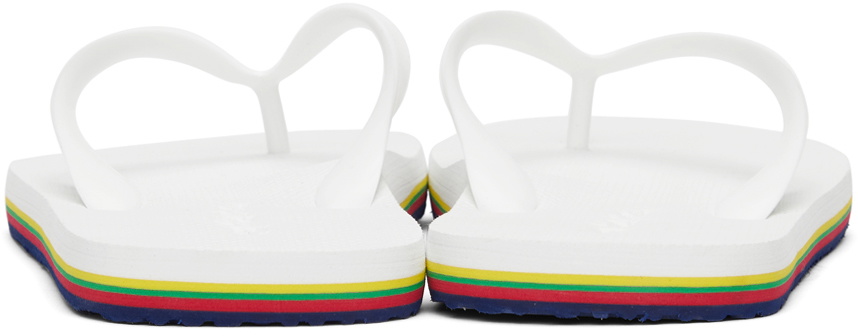 Paul smith flip hot sale flops white