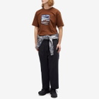 RASSVET Men's On Fire T-Shirt in Brown