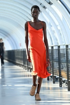 Stella McCartney - Asymmetric cowl-neck slip dress