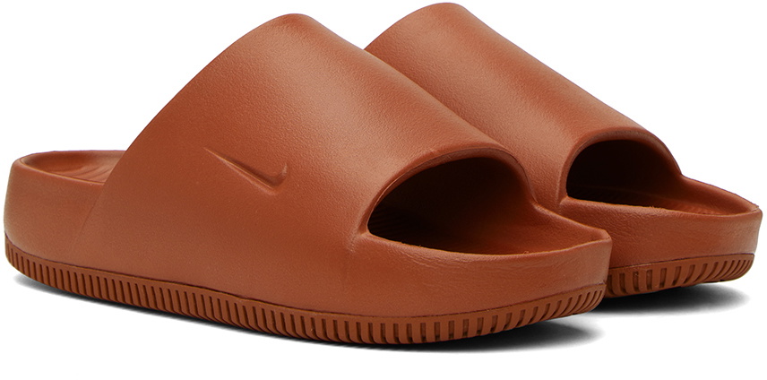 Nike Red Calm Slides