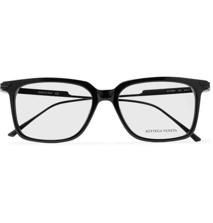 Photo: Bottega Veneta - Square-Frame Acetate and Metal Sunglasses - Black