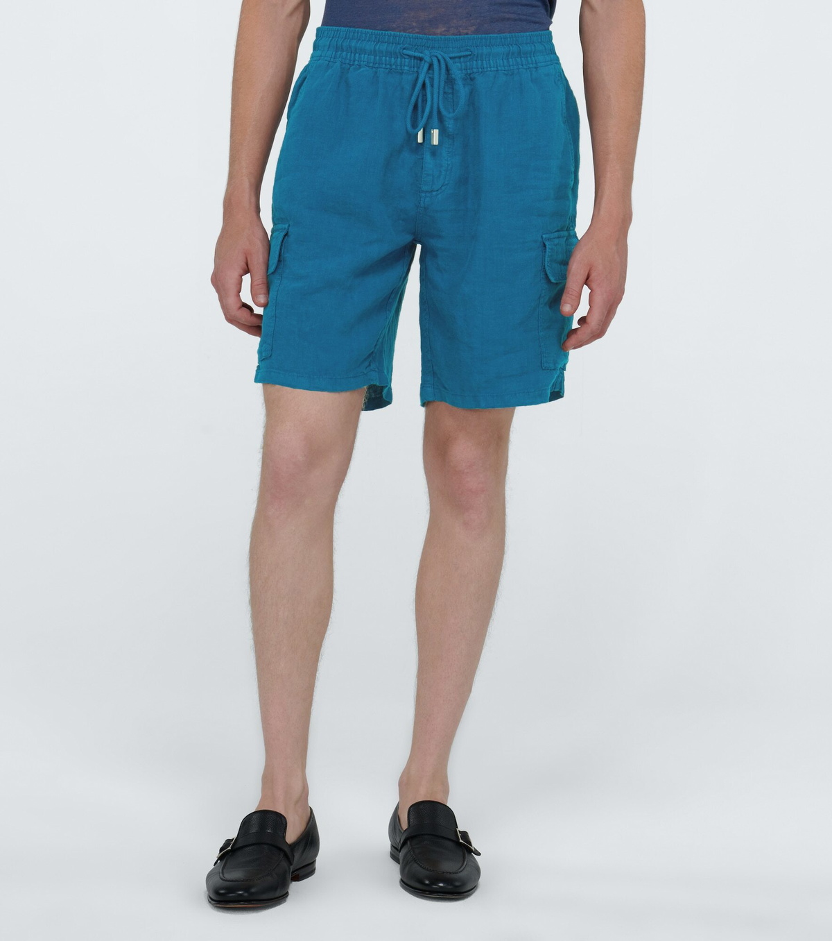 Vilebrequin - Baie cargo linen shorts Vilebrequin