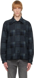 Palmes Navy Patch Shirt