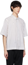 Jacquemus White 'La chemise manches courte' Shirt