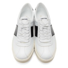 Tom Ford White and Black Bannister Sneakers