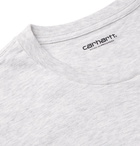 Carhartt WIP - Logo-Appliquéd Cotton-Jersey T-Shirt - Men - Gray