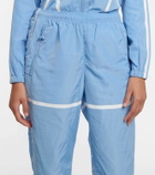 Adam Selman Sport Taped mid-rise trackpants