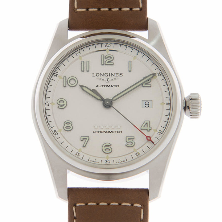 Photo: Longines Spirit Automatic Chronometer White Dial Mens Watch L3.810.4.73.2