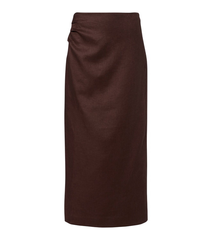 Photo: SIR Linen midi skirt