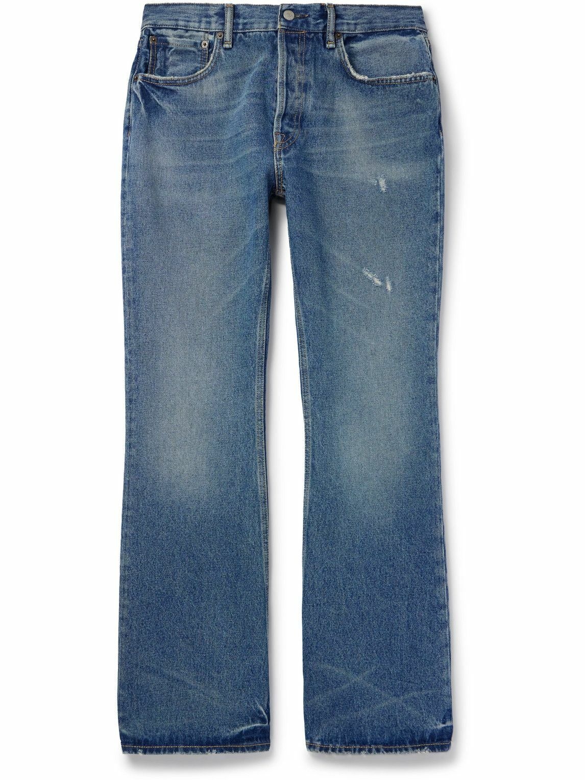 Photo: Acne Studios - 1992M Straight-Leg Distressed Jeans - Blue