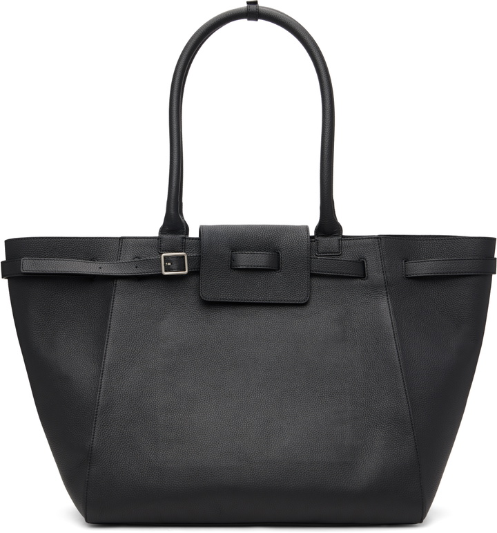 Photo: TONYWACK Black Large Belted Cabas Tote
